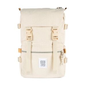 Topo Designs Cream Rover Pack - Canvas Backpack